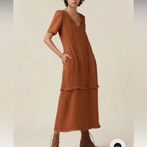 VETTA capsule house dress in terra cotta